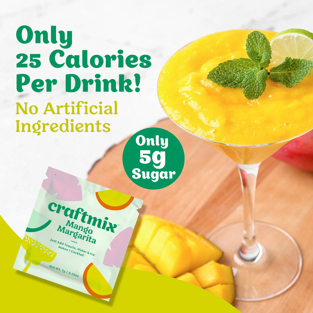Mango Margarita Cocktail / Mocktail Mixer - 24ct Caddy