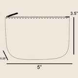 Smiley Flowers And Wavy Stripes Seed Beaded Coin Purse