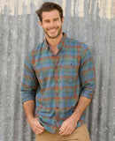 Airsmyth LS Shirt  - Dark Roast Windowpane