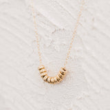 Roundel Bead Necklace | 14k Gold Fill & Sterling Silver