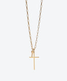 Cross and Mini Key Necklace