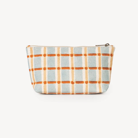 Medium Waterproof Pouch - Powder Plaid