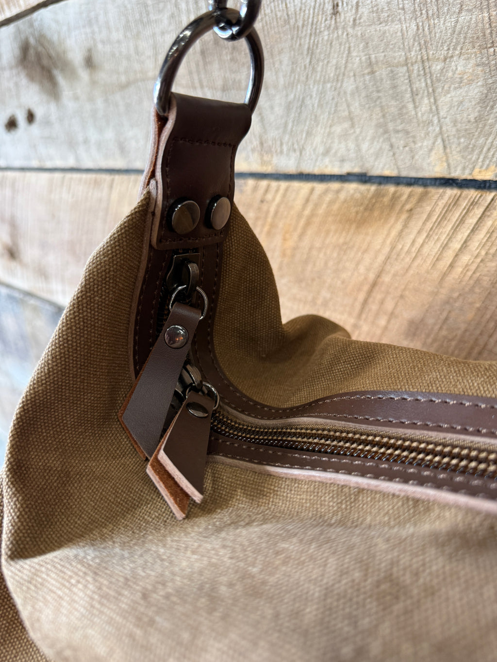 Canvas Leather Weekender Duffle Bag | Travel, Gym & Carry-On Bag