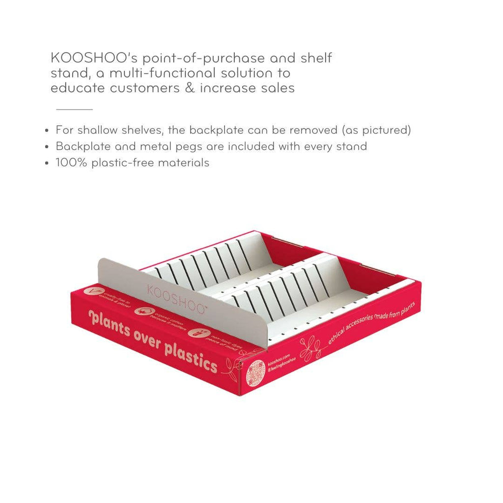 KOOSHOO Display Stand – A Point-of-Purchase & Shelf Solution