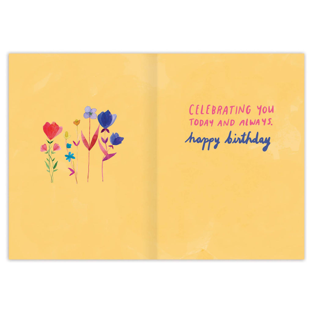 You Grow More Beautiful Birthday Card