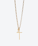 Cross and Mini Key Necklace