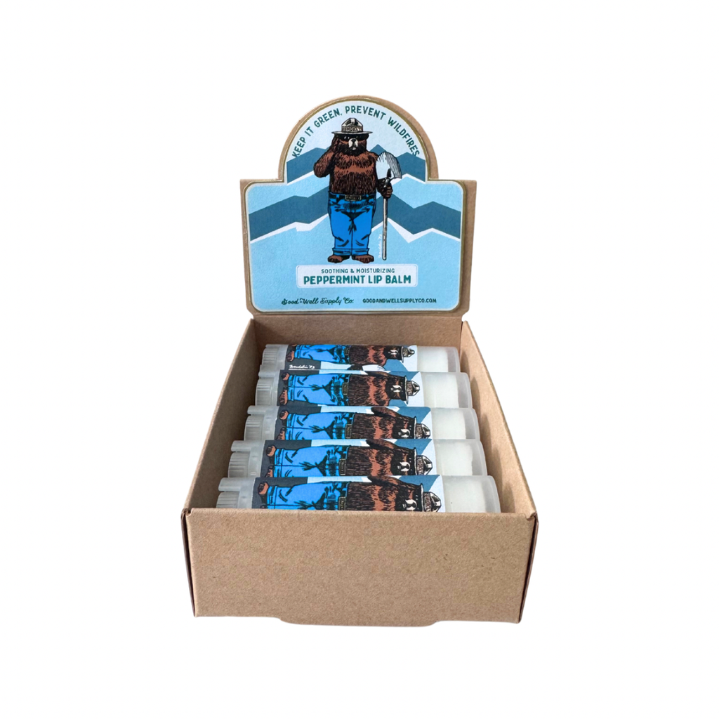 Smokey Bear Lip Balm - Peppermint
