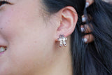Gingerbread Studs - Brown Shimmer // Christmas, Holiday, Jewelry, Earrings