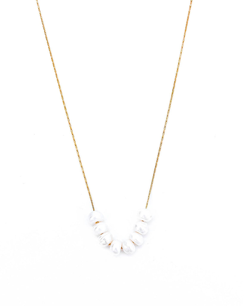 Pearly Beaded Necklace