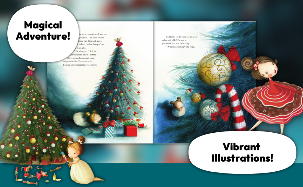 Nutcracker Large Hardcover Classic Christmas Picture Book