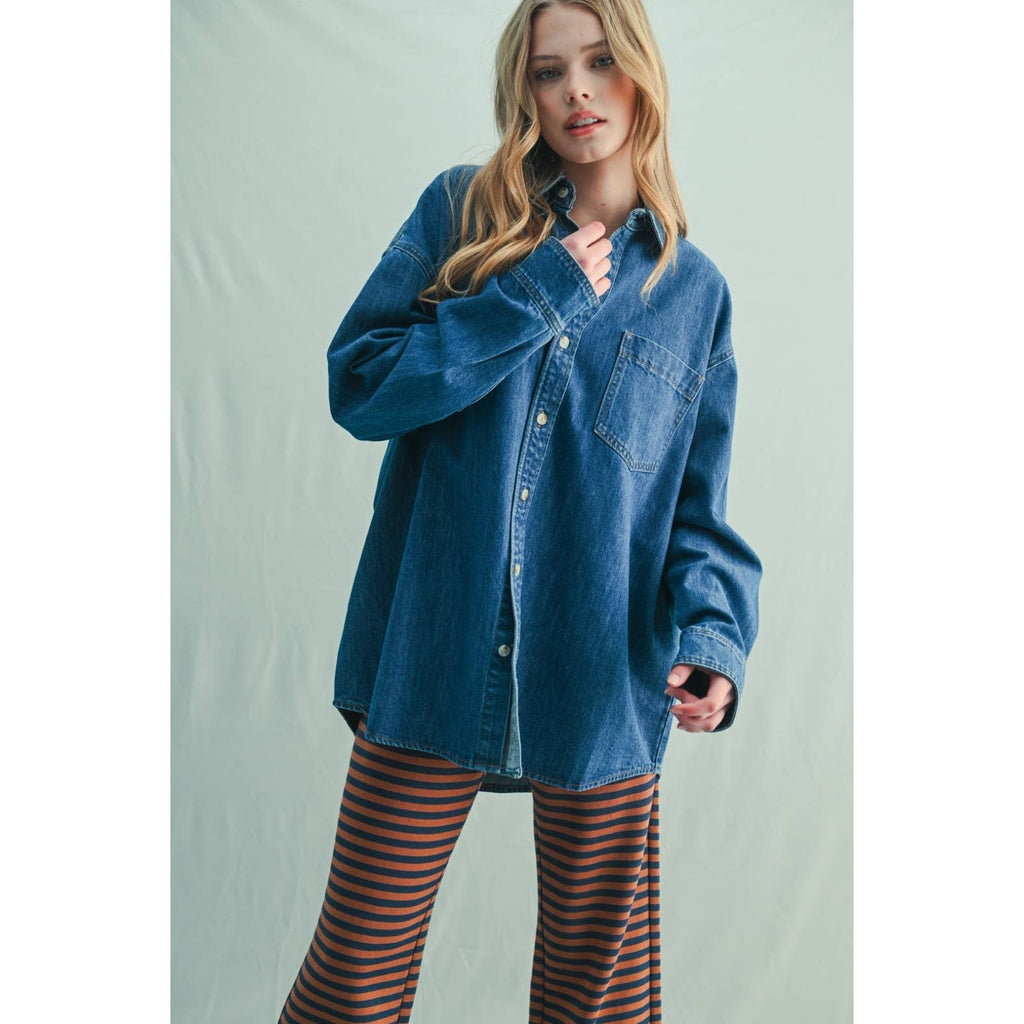 Washed Denim Shirt