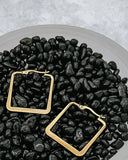 Eudora Square Hoop Earrings