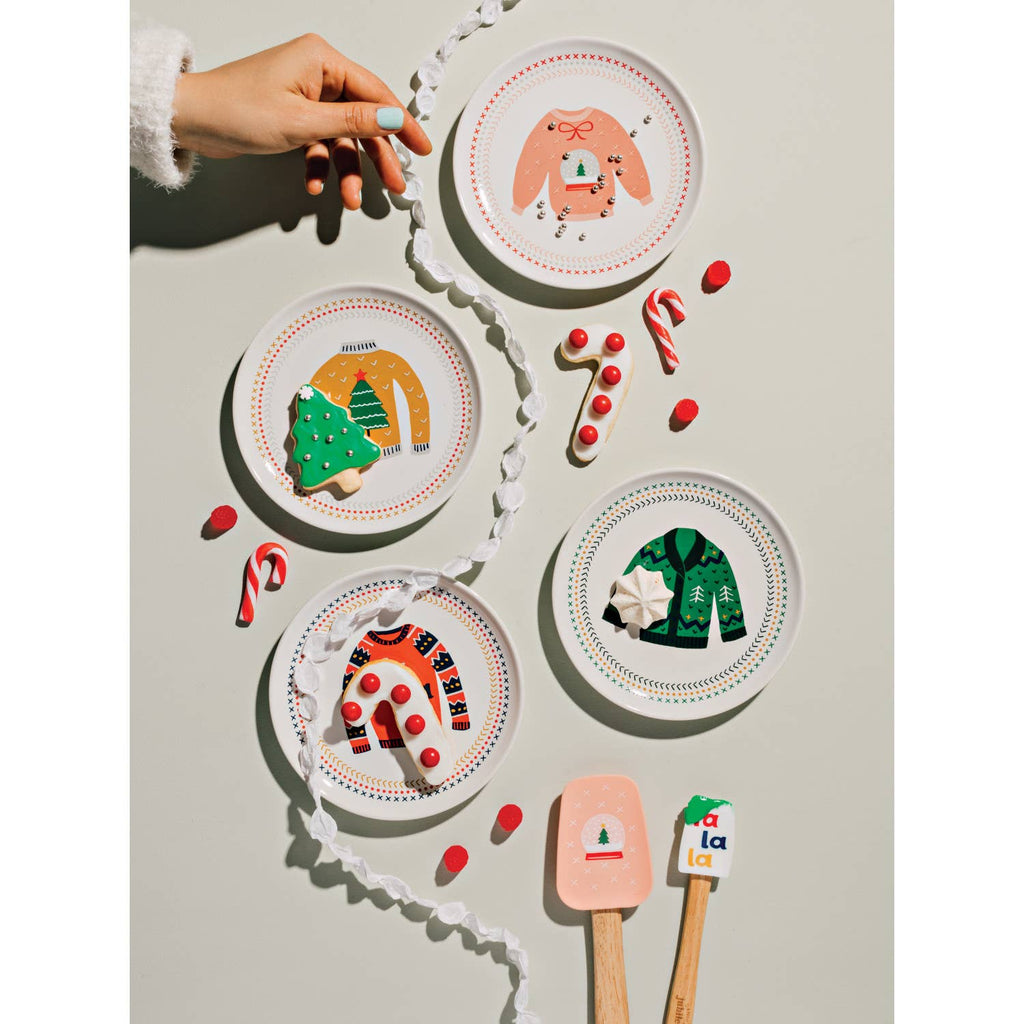 Ugly Christmas Sweater Silicone Spoonulas Set of 2