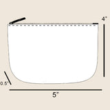 Seed Beaded Butterfly Coin Purse