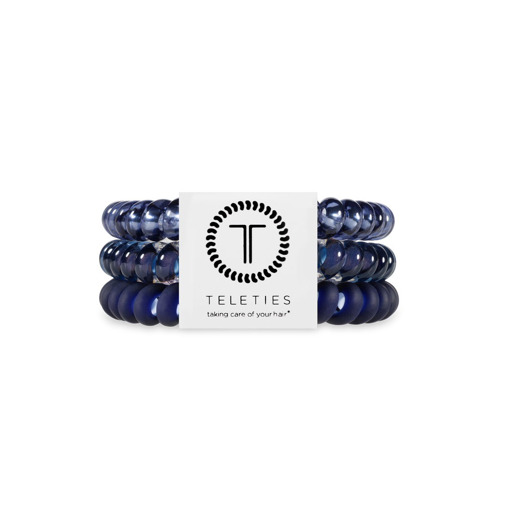 Spiral Hair Coils | Small | Nightfall Navy Hair Ties