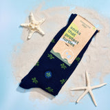 Socks that Protect Turtles (Navy Turtles): Small
