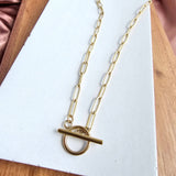 Luxe Gold Paper Clip Chain - 18