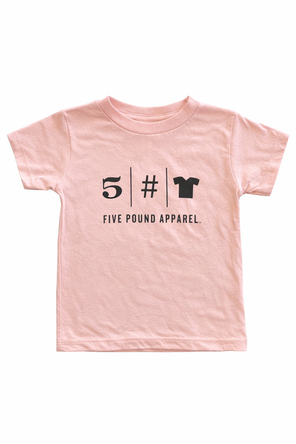 5# Logo Toddler Tee - Peach