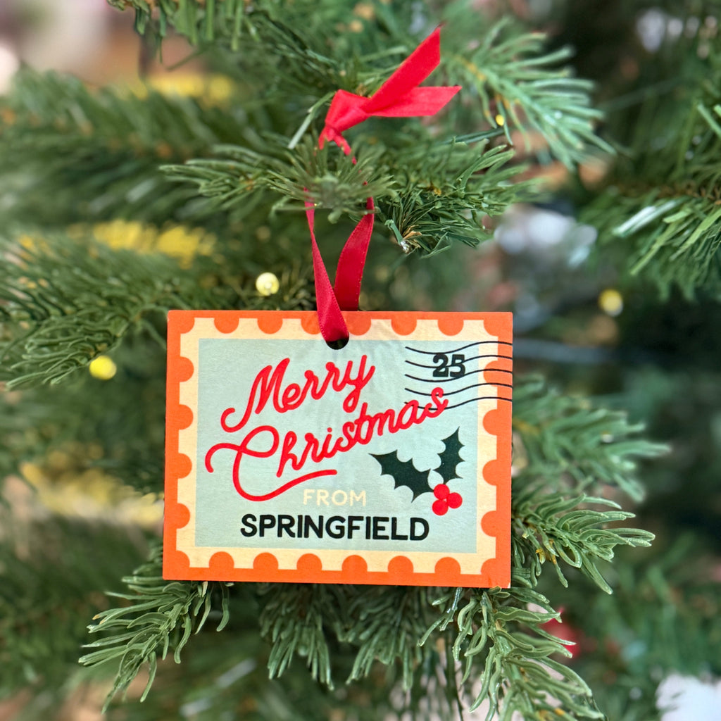 Springfield Postage Stamp Ornament
