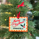 Springfield Postage Stamp Ornament