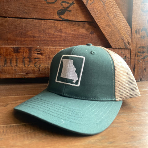 Warren Hat - Teal/White