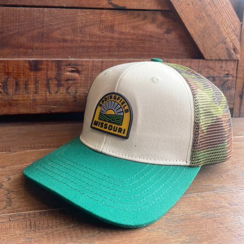 Polk Horizon Hat - Green/Tan/Camo