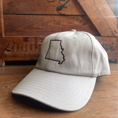 MO Outline Dad Hat - Grey