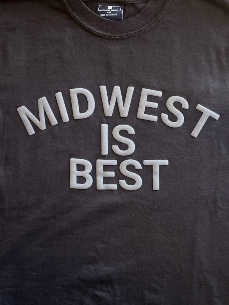 Midwest is Best Tee - Black