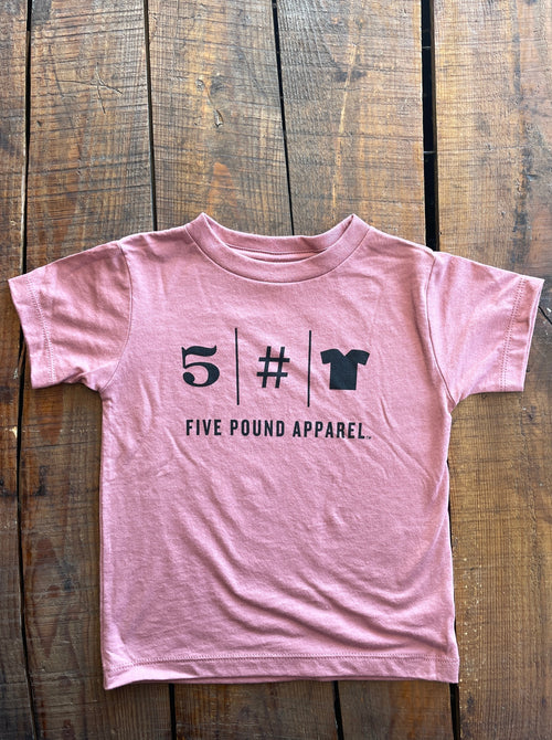 5# Logo Toddler Tee - Mauve