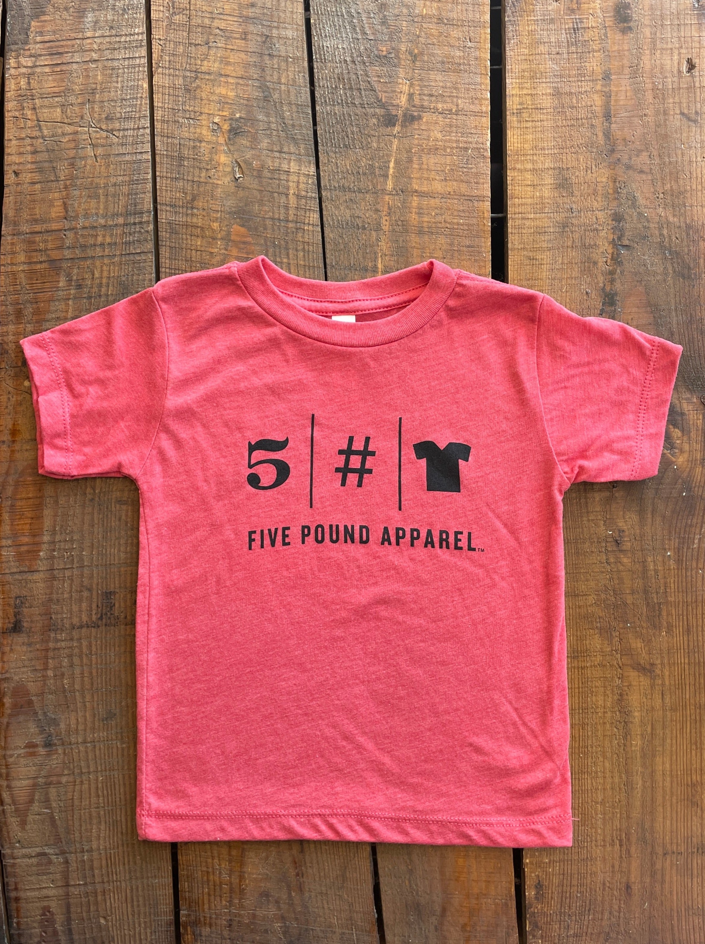 5# Logo Toddler Tee - Red