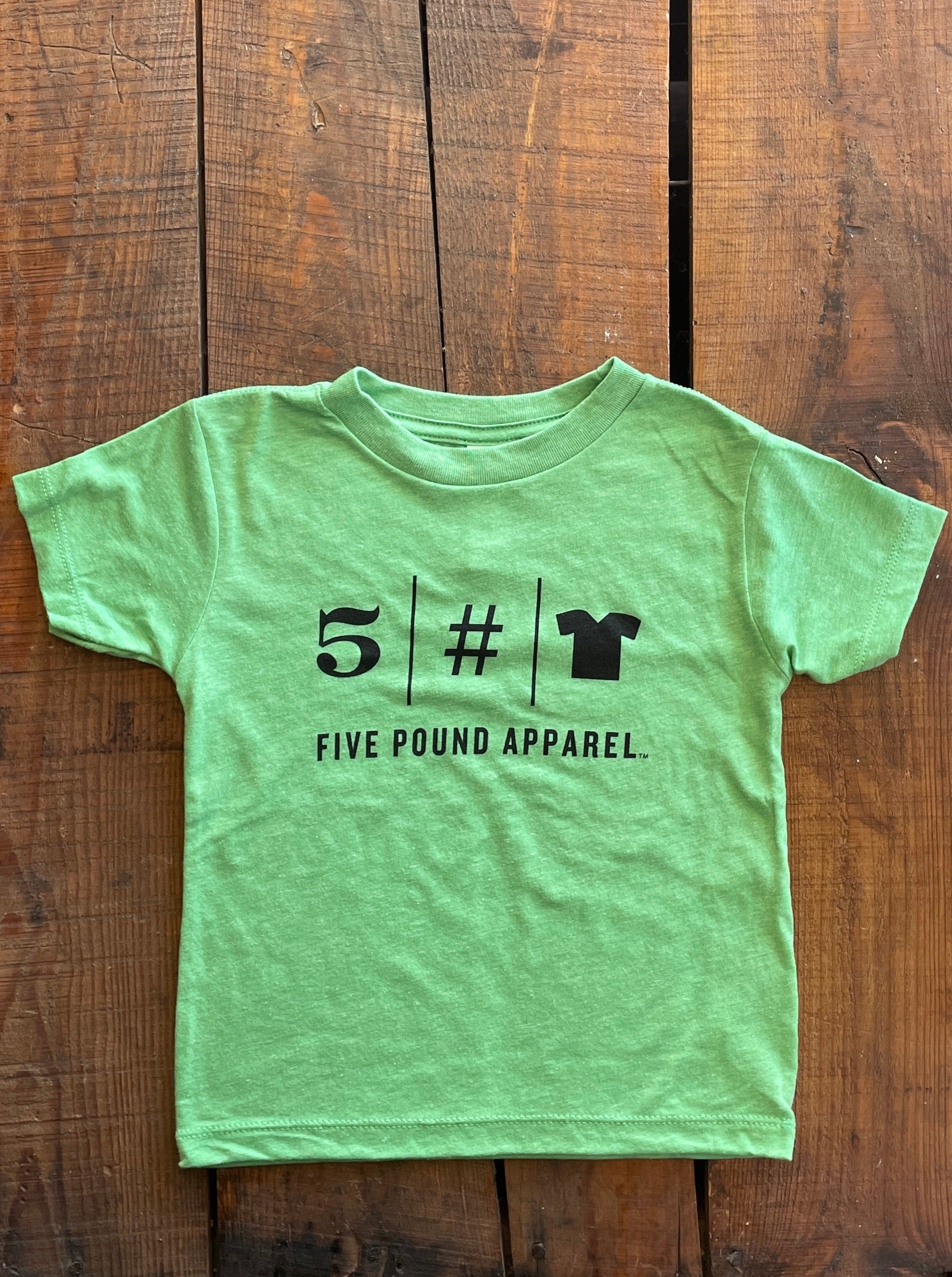 5# Logo Toddler Tee - Green