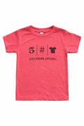 5# Logo Toddler Tee - Red