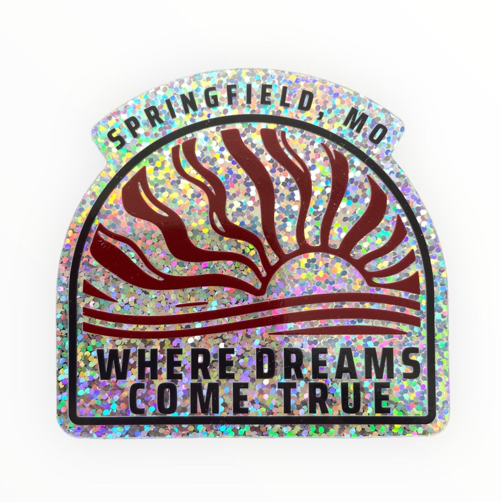 Dreams Come True Sticker - Glitter