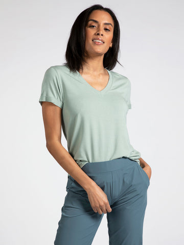 Lanelle Tee - Dusty Sage