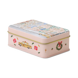 Christmas Tin Candle - Brownstone