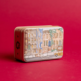 Christmas Tin Candle - Brownstone