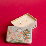 Christmas Tin Candle - Livingroom
