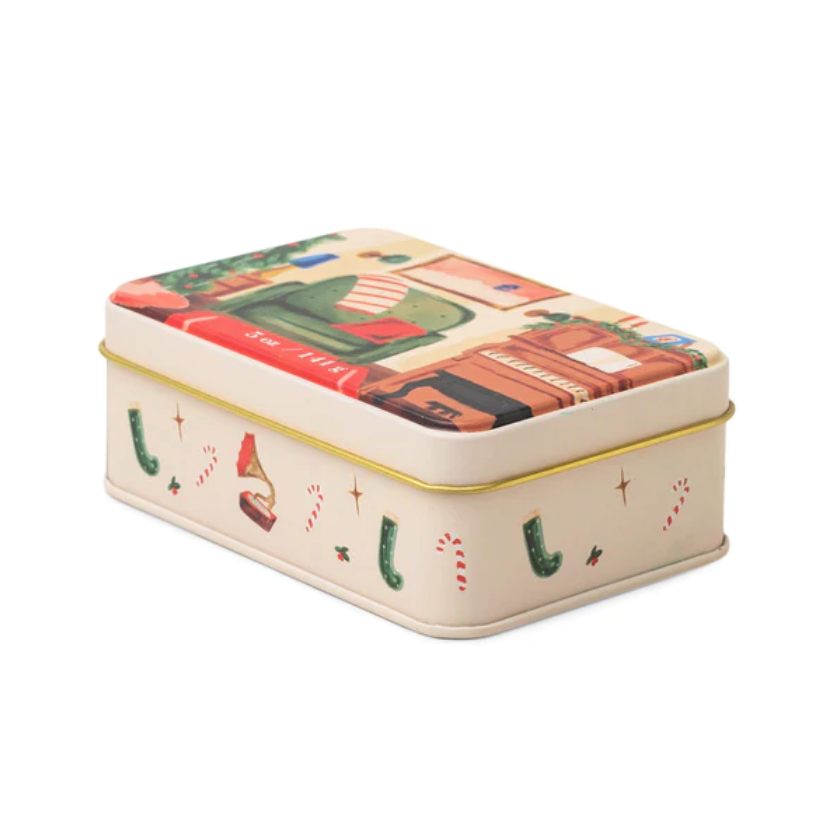 Christmas Tin Candle - Piano