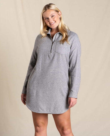 Bodie 1/4 Zip Shirt Dress