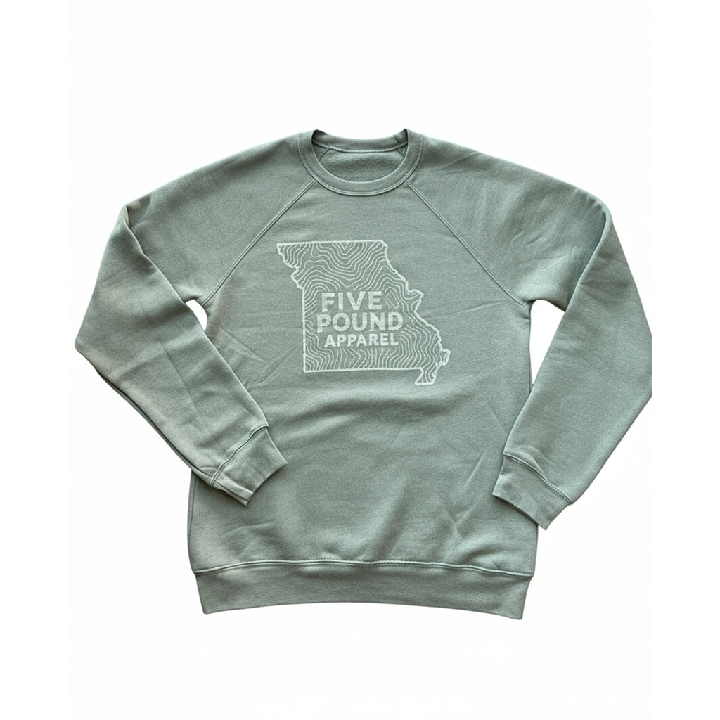 Missouri Topo Crewneck