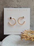 Twist Hoop Earrings | 14k Gold Fill & Sterling Silver