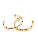 Elisha Diamond Crystal Hoop Earrings || Choose Color