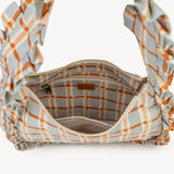 Momo Shoulder Bag - Powder Plaid