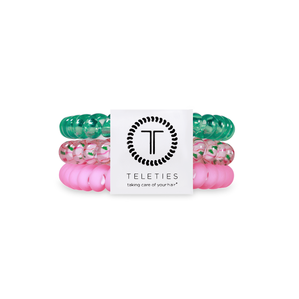 Spiral Hair Coils | Small | Merry Pinkmas Hair Ties