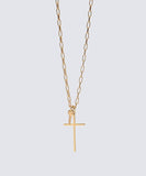 Cross and Mini Key Necklace