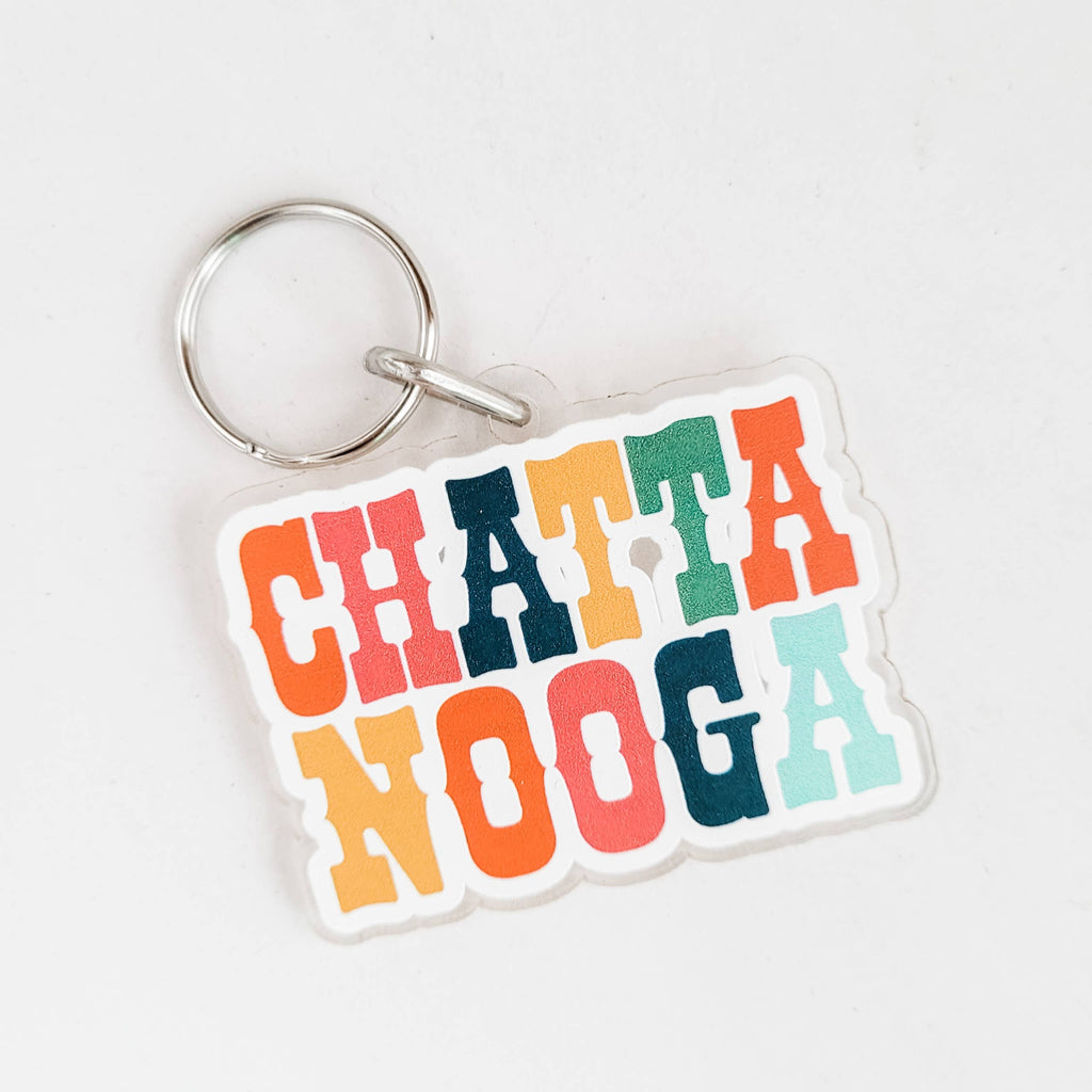 City Name Keychain