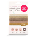 Plastic-free Flat Hair Ties - Blond