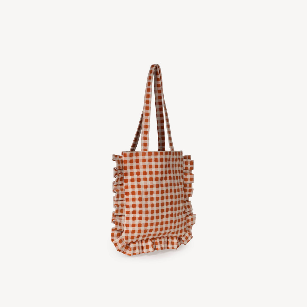 Momo Tote - Harvest Gold Gingham