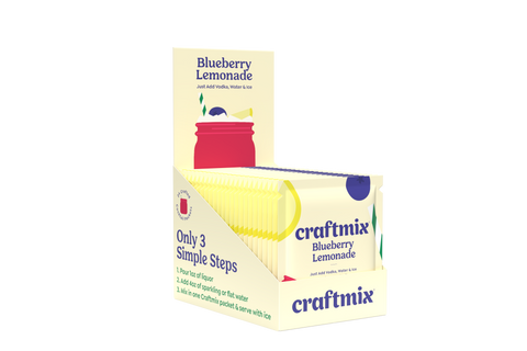 Blueberry Lemonade Cocktail / Mocktail Mixer - 24ct Caddy