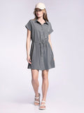 Billy Dress - Pewter Green